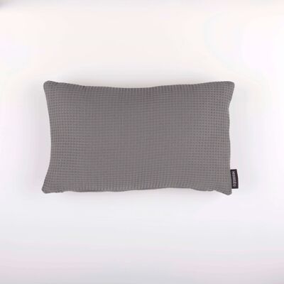 Waffle Titanium cushion cover 30x50 cm