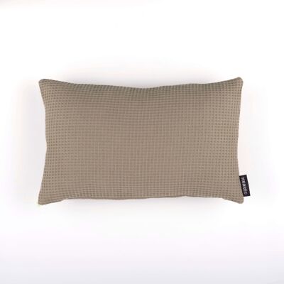 Housse de coussin Waffle Wallnut 30x50 cm