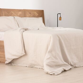 Housse de couette 100% Lin naturel 4