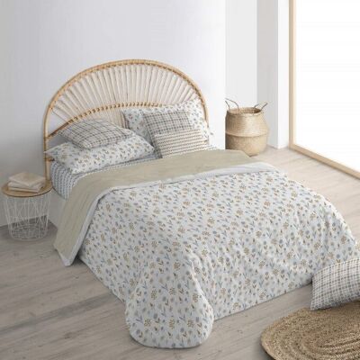 Housse de couette avec boutons 100% coton Alkamar