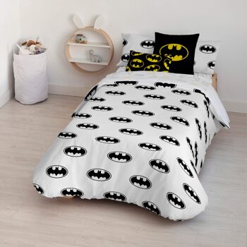 Housse de couette avec boutons 100% coton Batman Basic 7