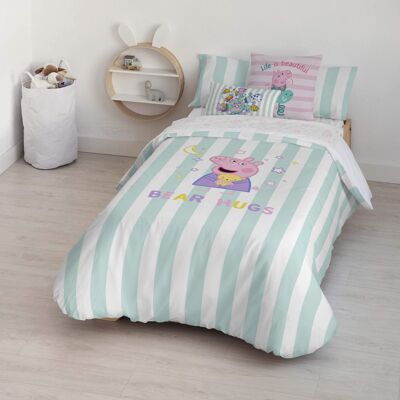 Duvet cover with buttons 100% cotton Bear Hugs