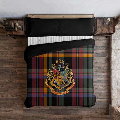 Copripiumino con bottoni 100% cotone Classico Hogwarts