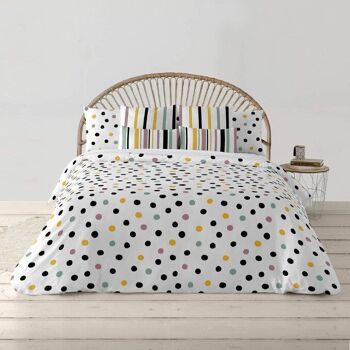 Housse de couette avec boutons 100% coton Cuzco 4