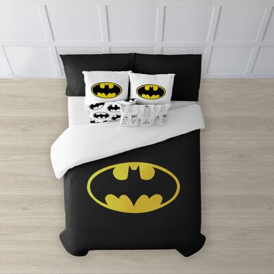 Housse de couette avec boutons 100% coton Dark Knight