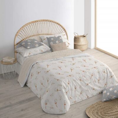 Housse de couette avec boutons 100% coton Delft