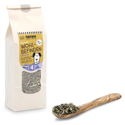 Organic herbal mix "Wellbeing" for dogs, 100g
