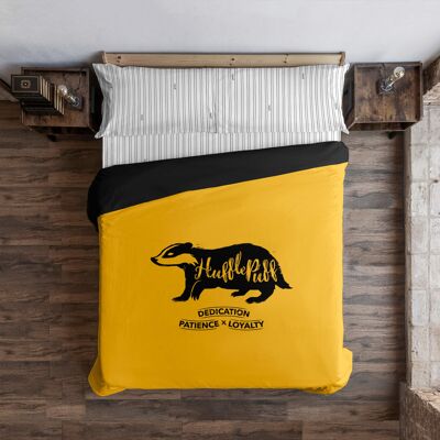 Hufflepuff Values ​​100% Cotton Button Duvet Cover