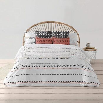 Housse de couette avec boutons 100% coton Kiel 7