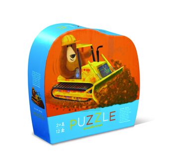 Mini Puzzle - 12 pièces - Go L'ours - 2a+ - % 2