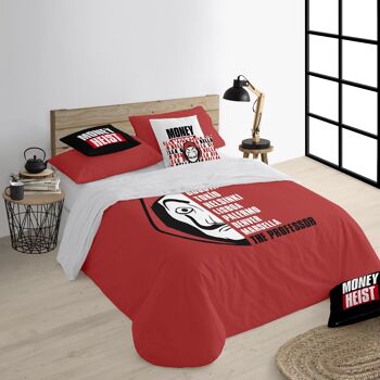 Housse de couette avec boutons 100% coton Money Heist 8