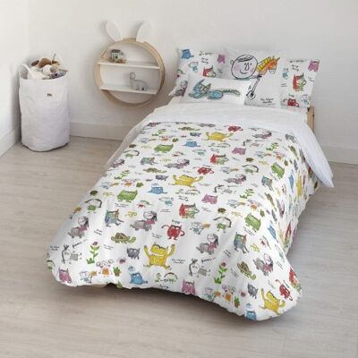 Duvet cover with buttons 100% cotton Nens