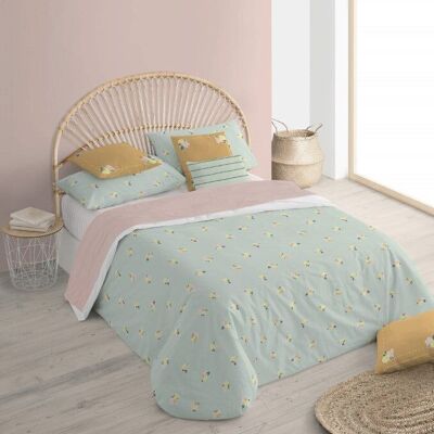 Housse de couette avec boutons 100% coton Pretoria