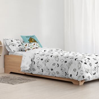 Housse de couette avec boutons 100% coton Scooby Doo Sketch 3