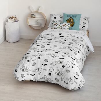 Housse de couette avec boutons 100% coton Scooby Doo Sketch 13