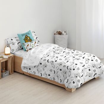 Housse de couette avec boutons 100% coton Scooby Doo Sketch 14