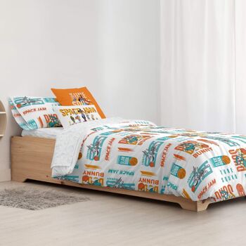 Housse de couette avec boutons 100% coton Space Jam 15