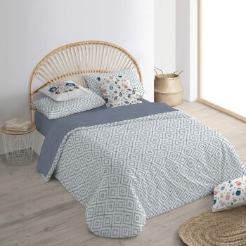 Housse de couette goulot d'étranglement Katia 100% coton 1