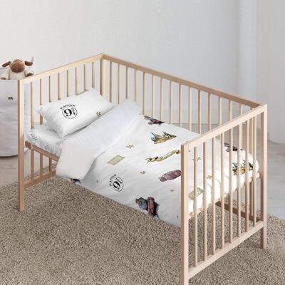 Bettbezug für Kinderbett, 100 % Baumwolle, Plattform 9 3–4