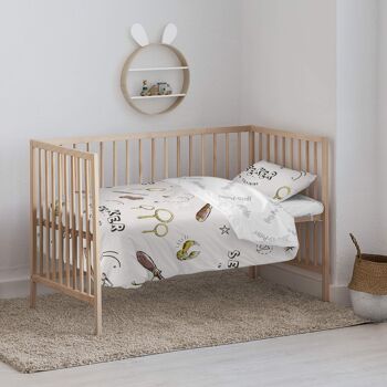 Housse de couette pour berceau 100 % coton Quidditch Child 4