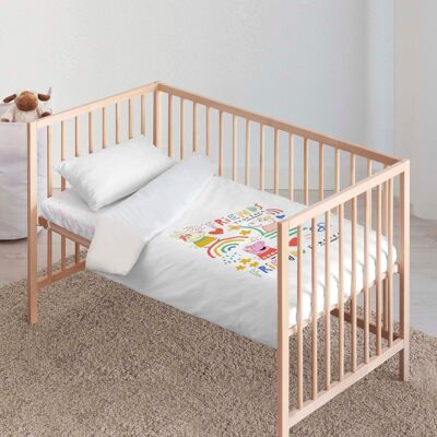 Housse de couette pour berceau 100 % coton Together