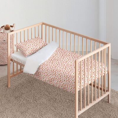 Xalo Pink Kleiner Bettbezug für Kinderbetten