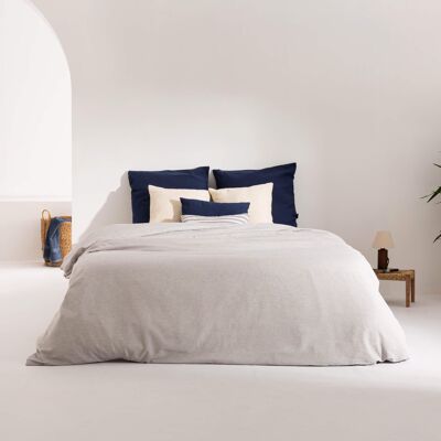 Elche Blue jacquard duvet cover