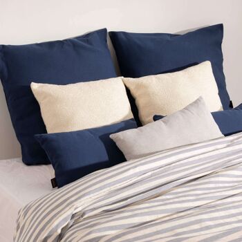 Jávea Grande housse de couette jacquard bleu 4