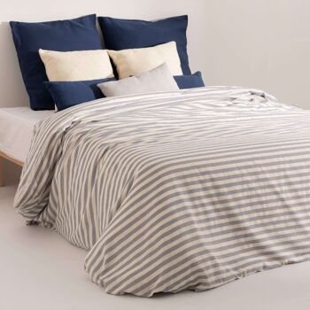 Jávea Grande housse de couette jacquard bleu 5