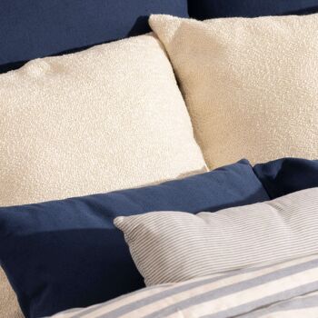 Jávea Grande housse de couette jacquard bleu 43