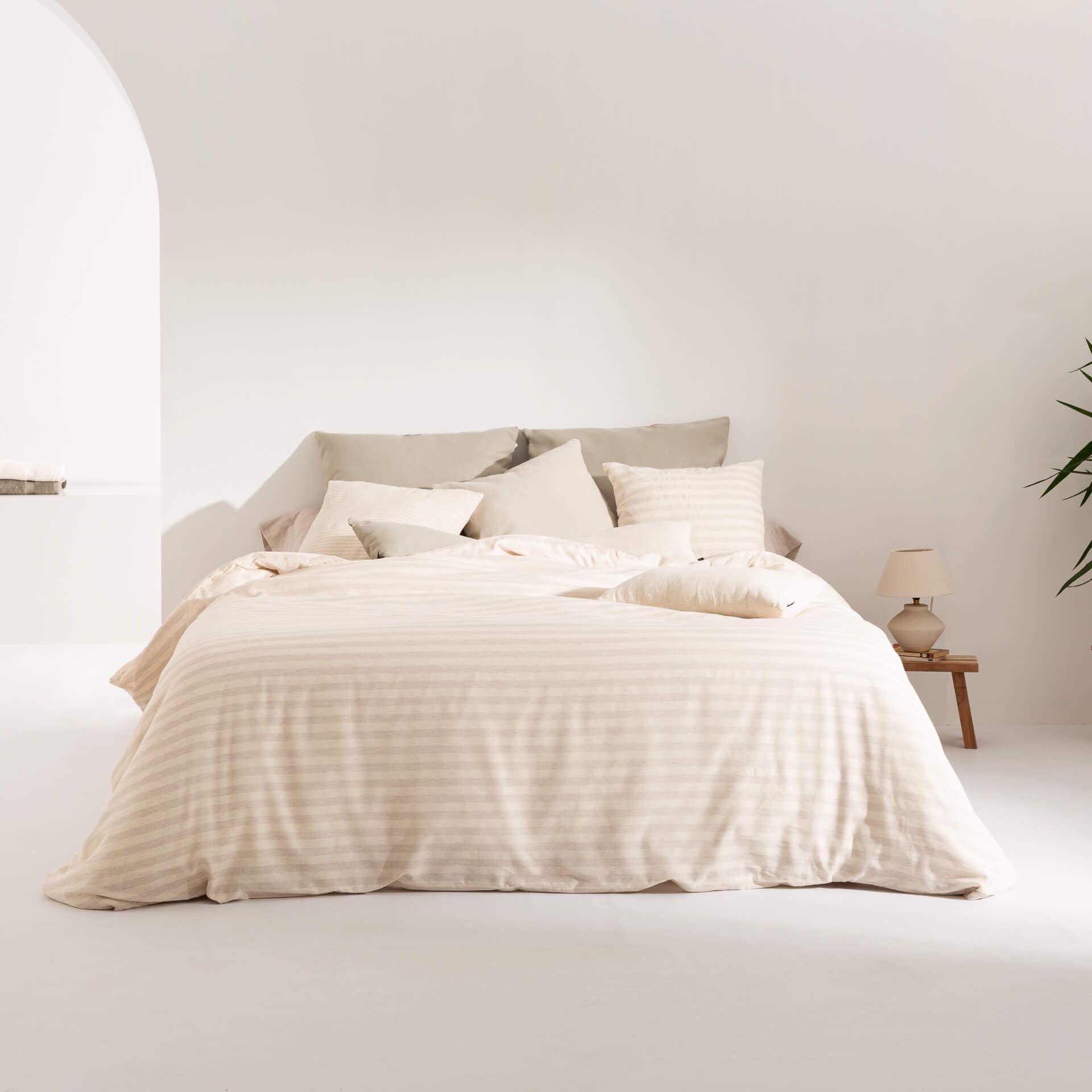 Copripiumino Jávea Large in lino jacquard