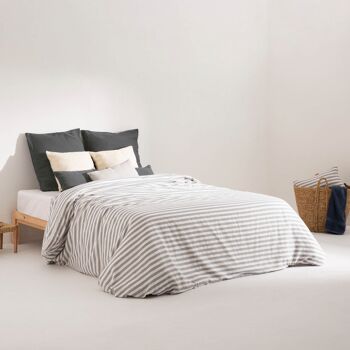 Housse de couette jacquard Jávea Grande Marengo 42