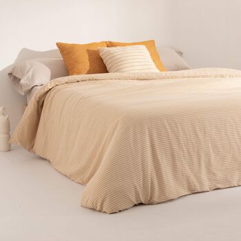 Housse de couette jacquard Jávea Medium Amber Gold 4