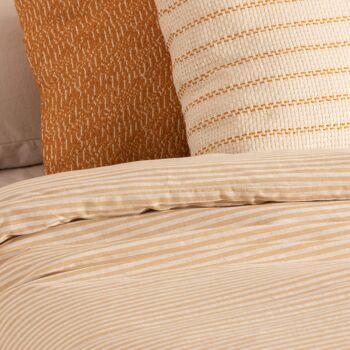 Housse de couette jacquard Jávea Medium Amber Gold 8