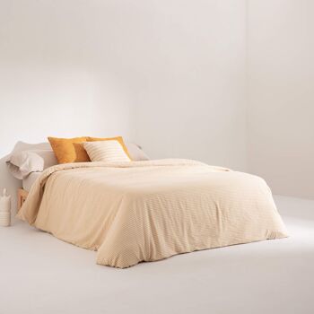 Housse de couette jacquard Jávea Medium Amber Gold 34