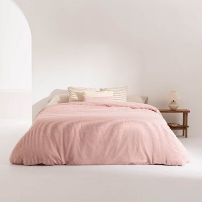 Housse de couette jacquard Jávea moyen marron