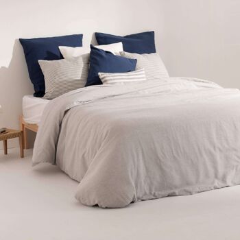 Housse de couette jacquard Jávea Petit Bleu 13