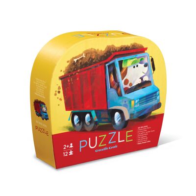 Mini Puzzle - 12 pieces - Go The Dog - 2a+ - %