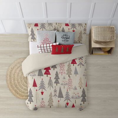 Merry Christmas Velvet Reversible Duvet Cover 31