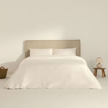 Housse de couette Satin 300 fils Naturel 2