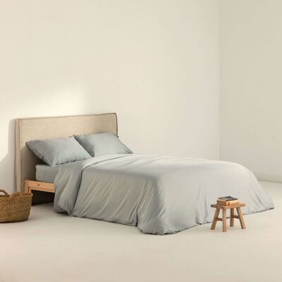Ultimate Gray 300 thread count satin duvet cover