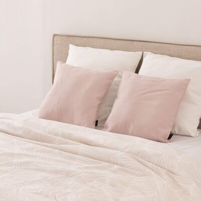 Housse de couette satin 400 fils Nijar Beige