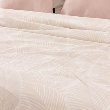 Housse de couette satin 400 fils Nijar Beige 7