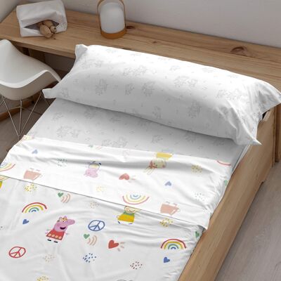 Peppa Pig Peace 100% Cotton Sheet Set