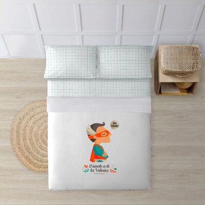 Ensemble de draps Superhero Boy 100 % coton