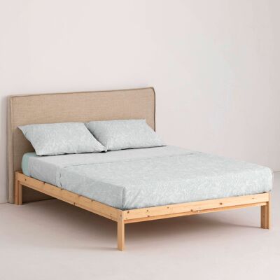 Ensemble de draps en percale 200 fils menthe Begur