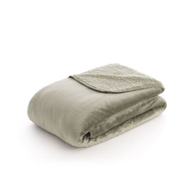 Sedalina extra-soft blanket - Sherpa Army Green - 150X200 cm