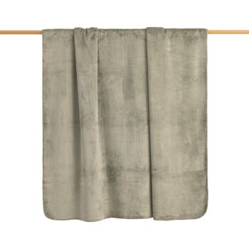 Couverture extra douce Sedalina - Sherpa Army Green - 150X200 cm 3