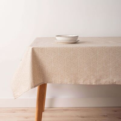 Jacquard tablecloth Bacoli 31990C beige