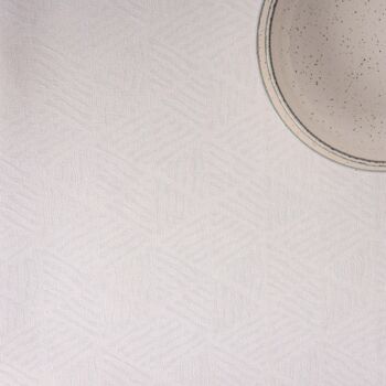 Nappe jacquard Bacoli 31990C Blanc 4